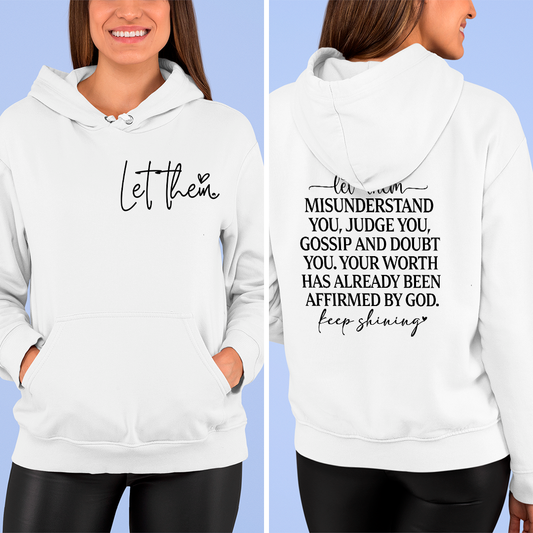 Bluza z kapturem Let Them