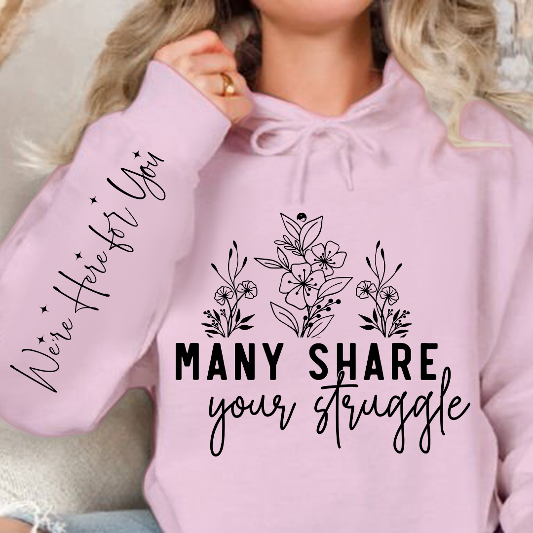 Bluza z kapturem Many Share Your Struggle