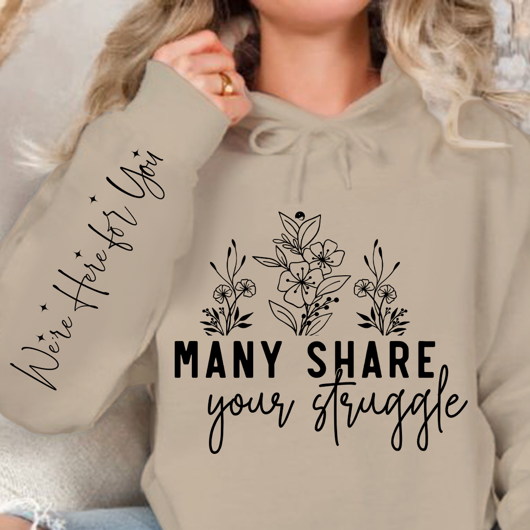 Bluza z kapturem Many Share Your Struggle