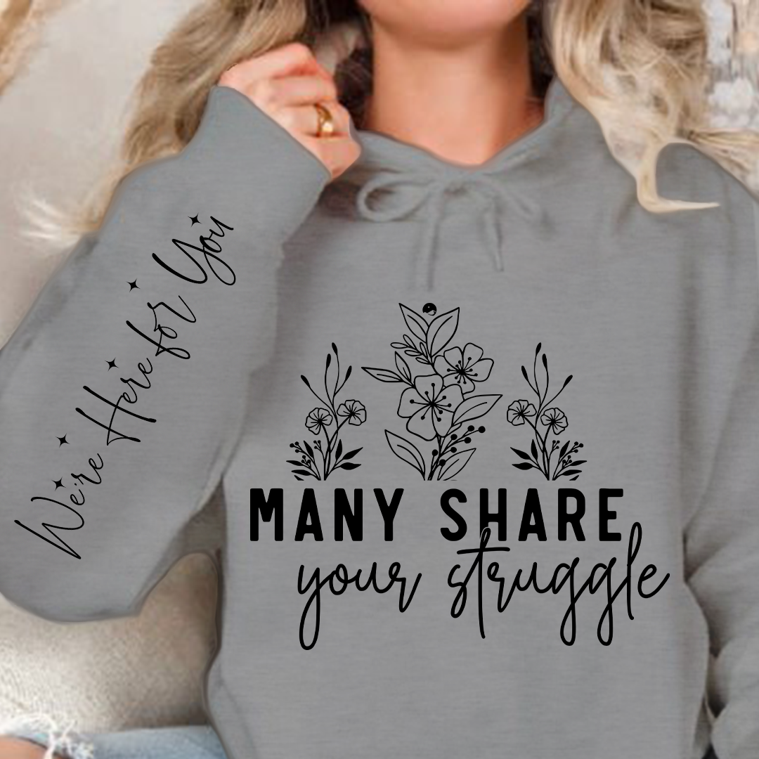 Bluza z kapturem Many Share Your Struggle