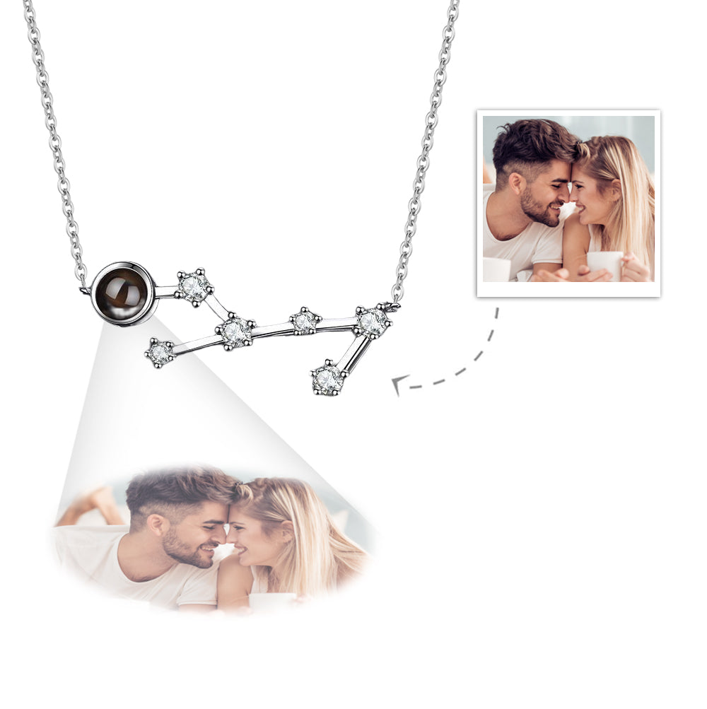 Custom Projection Necklace Constellation Photo Necklace Creative Gift
