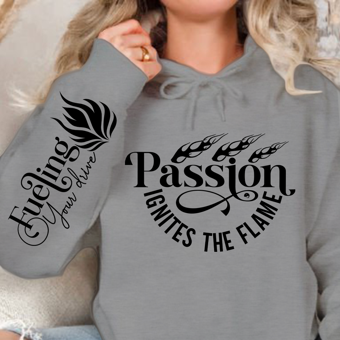 Bluza z kapturem Passion Ignites the Flame