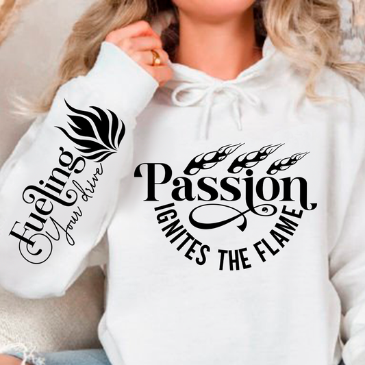 Bluza z kapturem Passion Ignites the Flame 