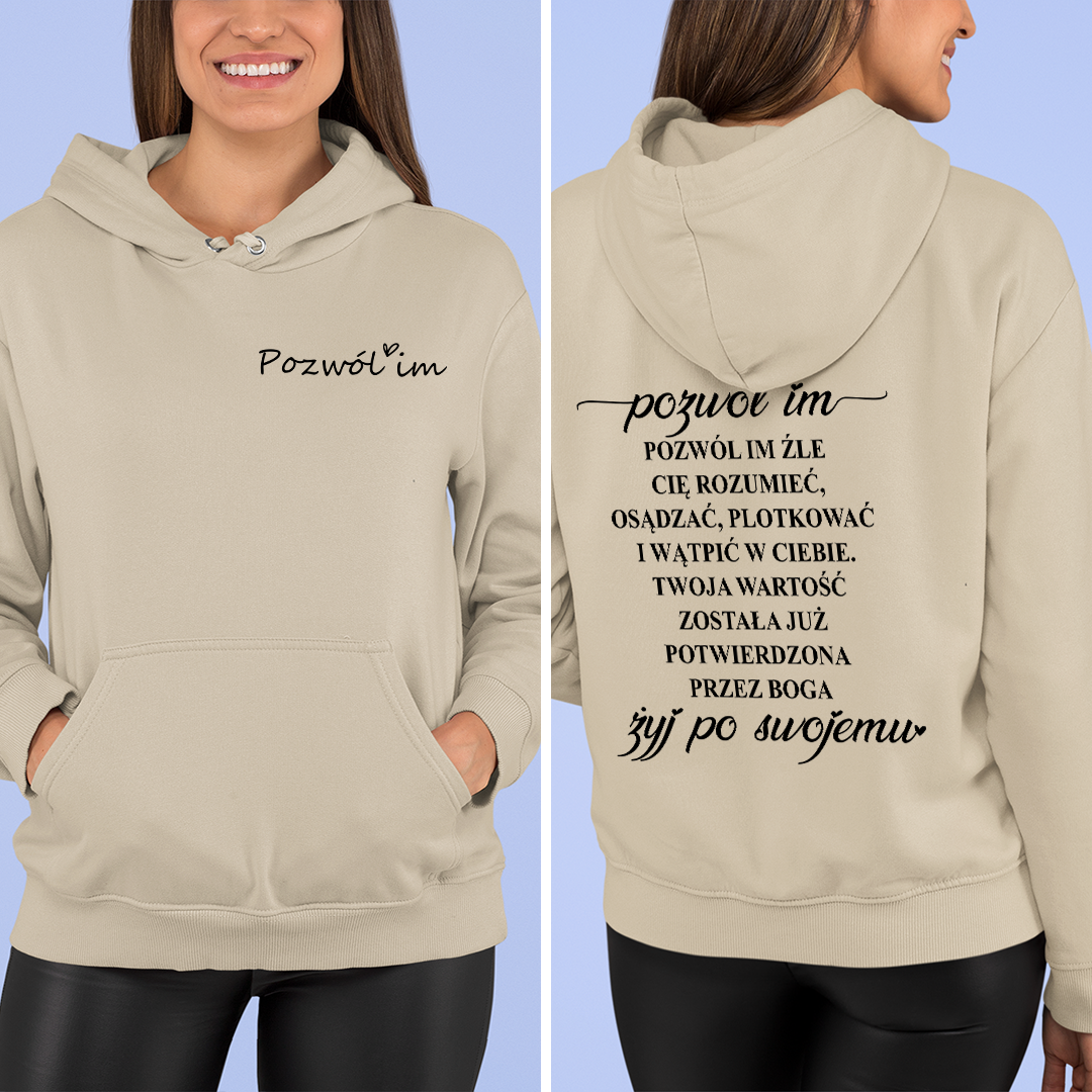 Bluza z kapturem Pozwól Im