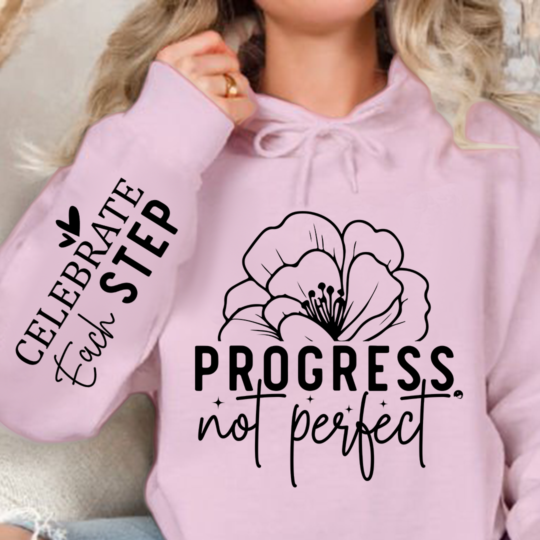 Bluza z kapturem Progress Not Perfect