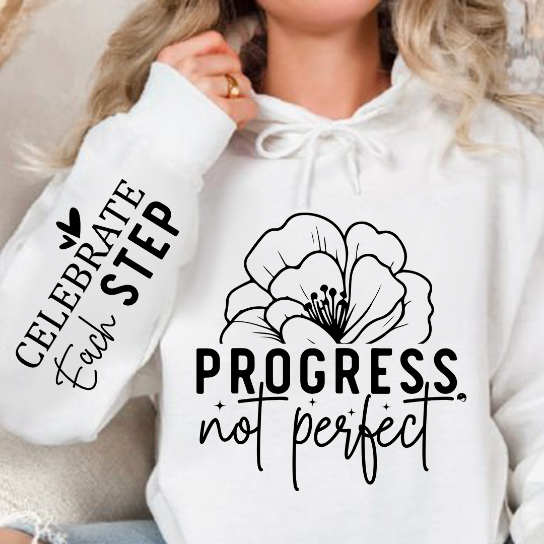 Bluza z kapturem Progress Not Perfect
