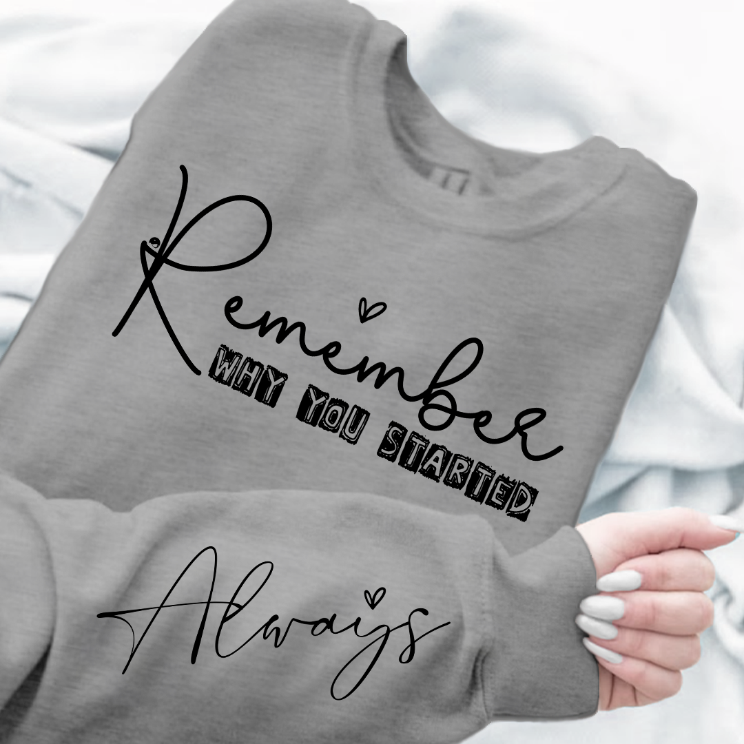 Bluza Unisex Remember Why You Started