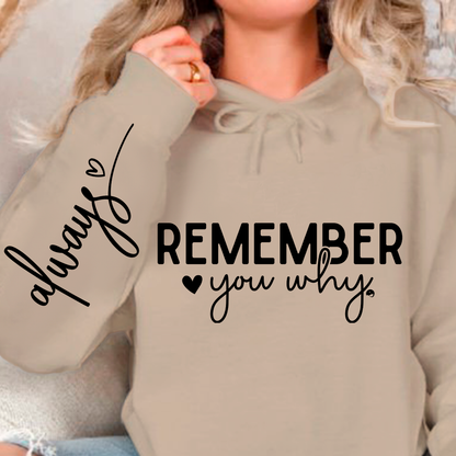 Bluza z kapturem Remember You Why