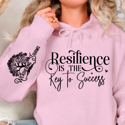Bluza z kapturem Resilience is the Key to Success