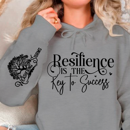 Bluza z kapturem Resilience is the Key to Success