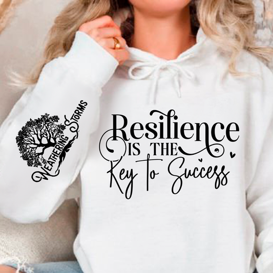 Bluza z kapturem Resilience is the Key to Success 
