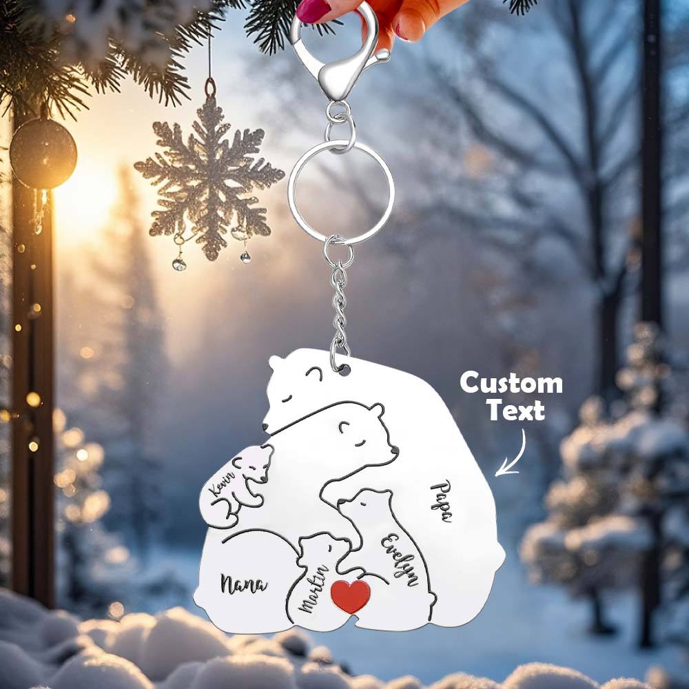 Personalizowany brelok z grawerem dla taty i mamy na prezent rodzinny