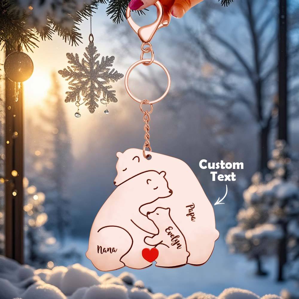 Personalizowany brelok z grawerem dla taty i mamy na prezent rodzinny