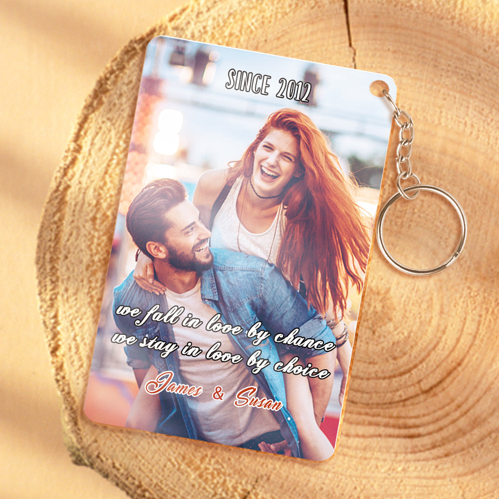 Personalizowana lampa LED ze zdjęciem, idealny prezent na rocznicę miłości