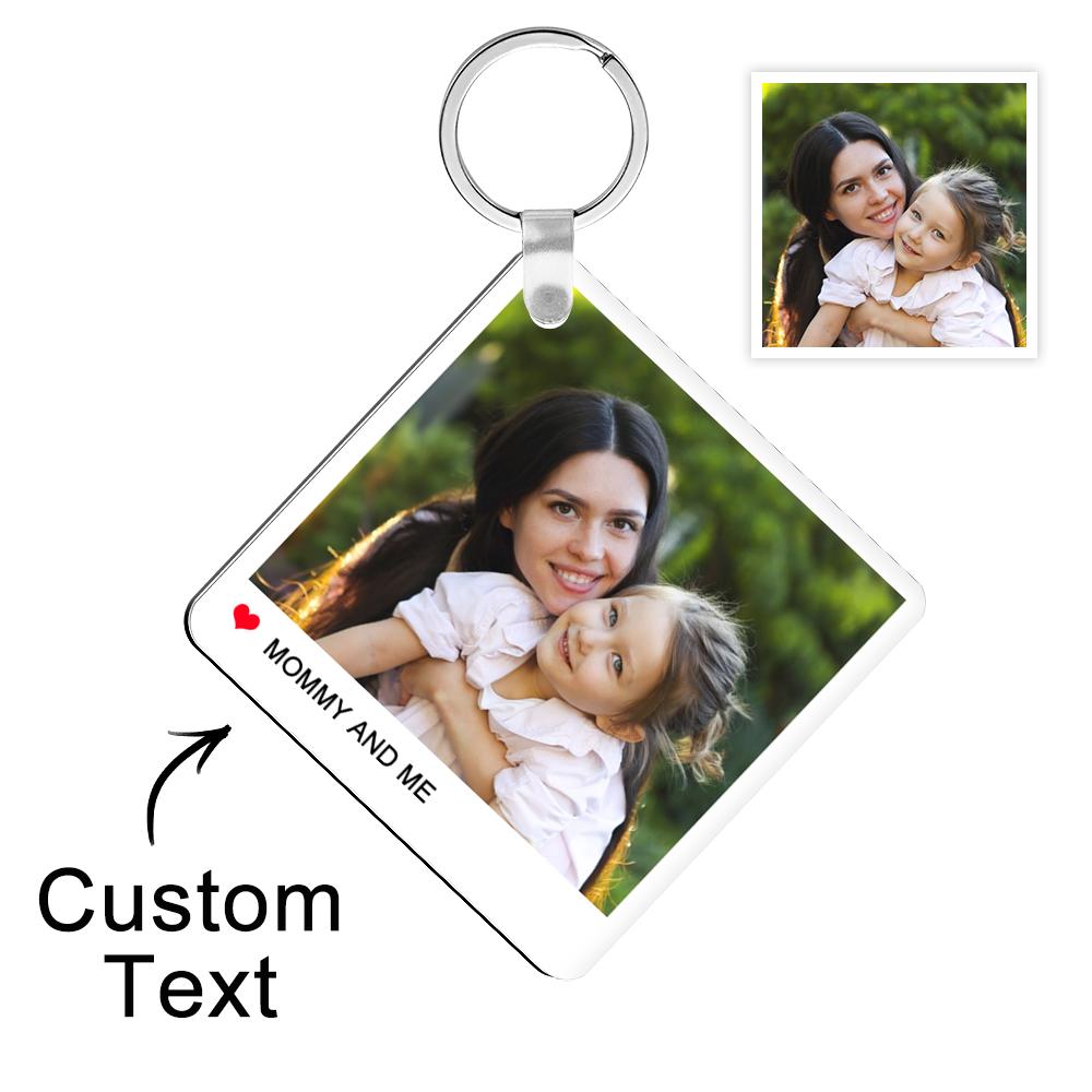 Personalizowany brelok ze zdjęciem na Dzień Matki, prezent dla mamy