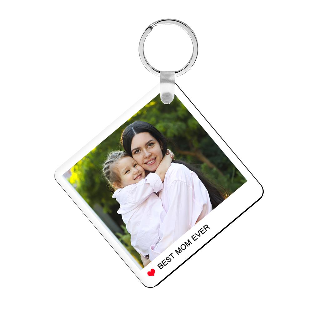 Personalizowany brelok ze zdjęciem na Dzień Matki, prezent dla mamy