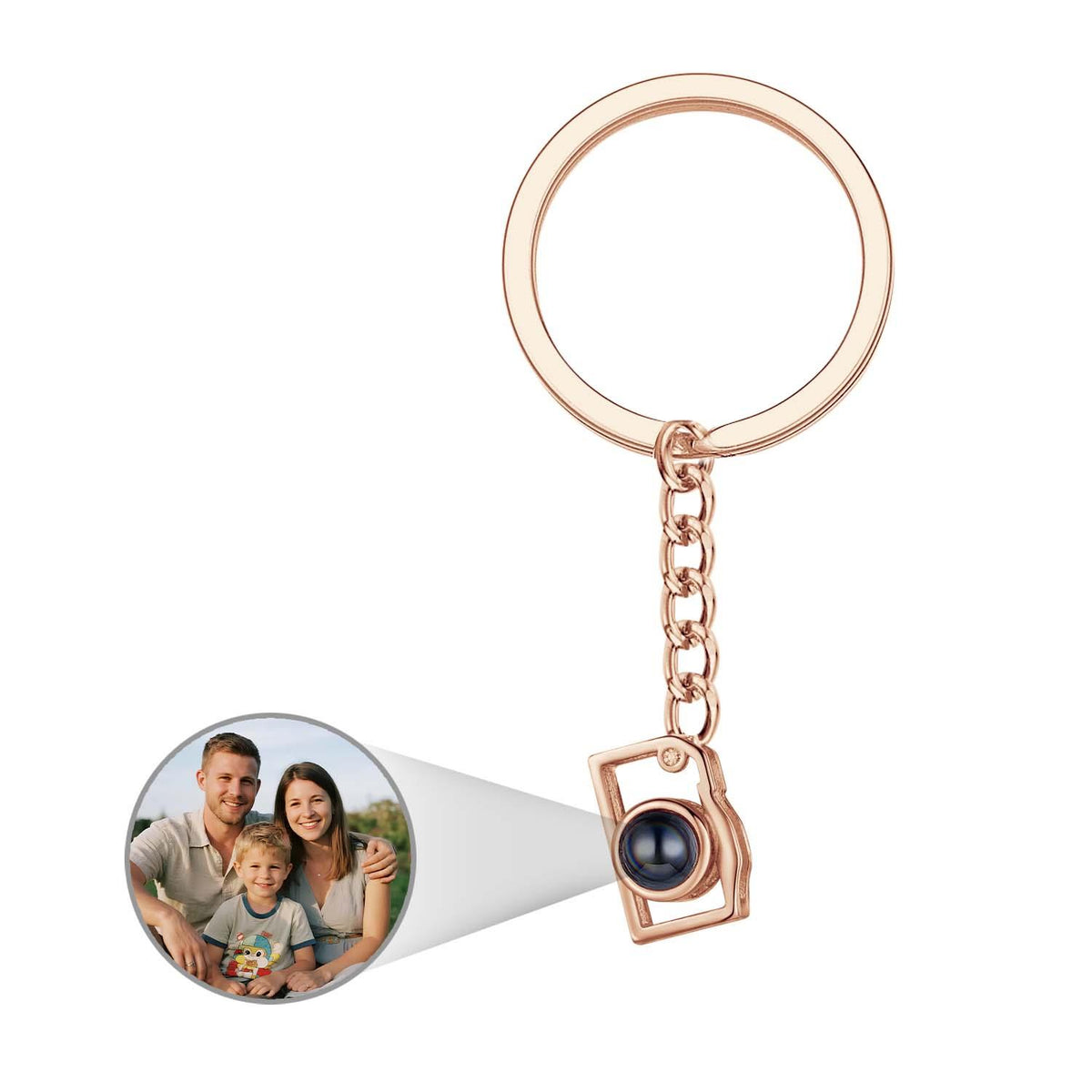 Custom Photo Necklace Projection Creative Camera Shape Gifts Anniversary Gifts for Her
