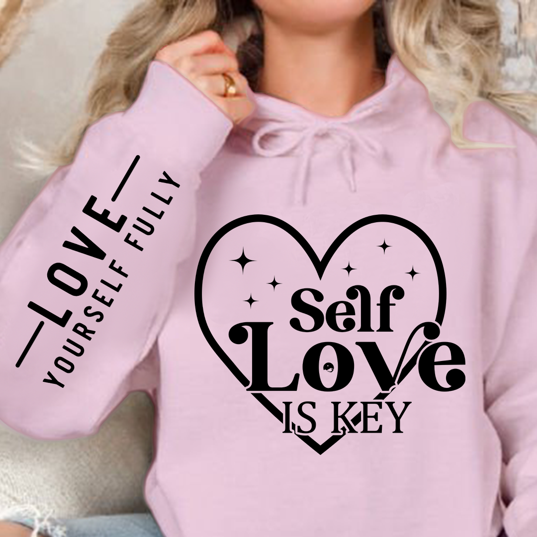 Bluza z kapturem Self-love Is Key