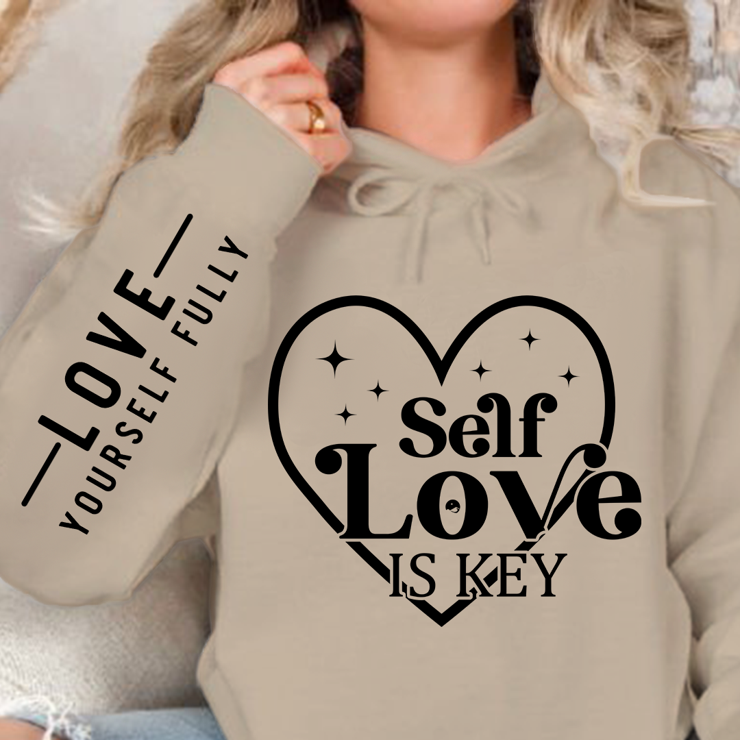 Bluza z kapturem Self-love Is Key