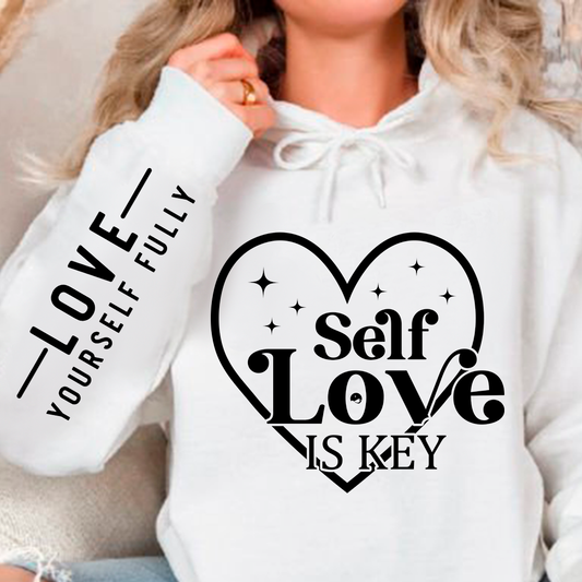 Bluza z kapturem Self-love Is Key