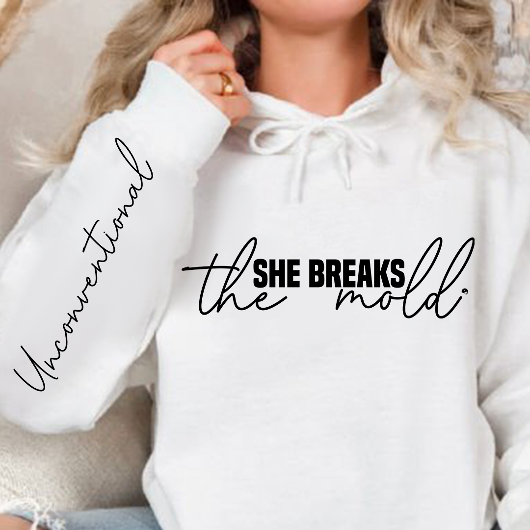 Bluza z kapturem She breaks the mold 