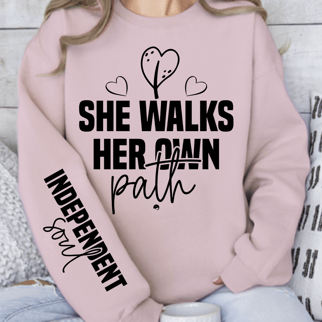 Bluza Unisex She walks her own path