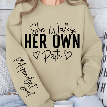 Bluza Unisex She Walks Her Own Path
