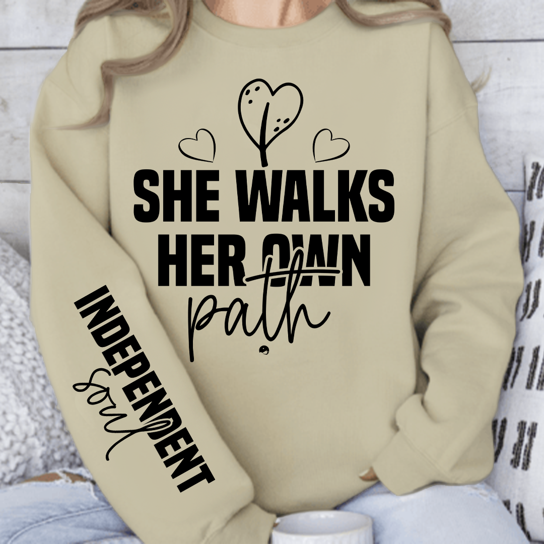 Bluza Unisex She walks her own path