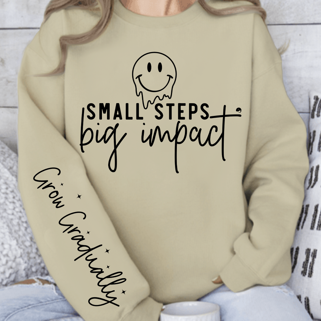 Bluza Unisex Small Steps Big Impact