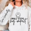 Bluza z kapturem Small Steps Big Impact