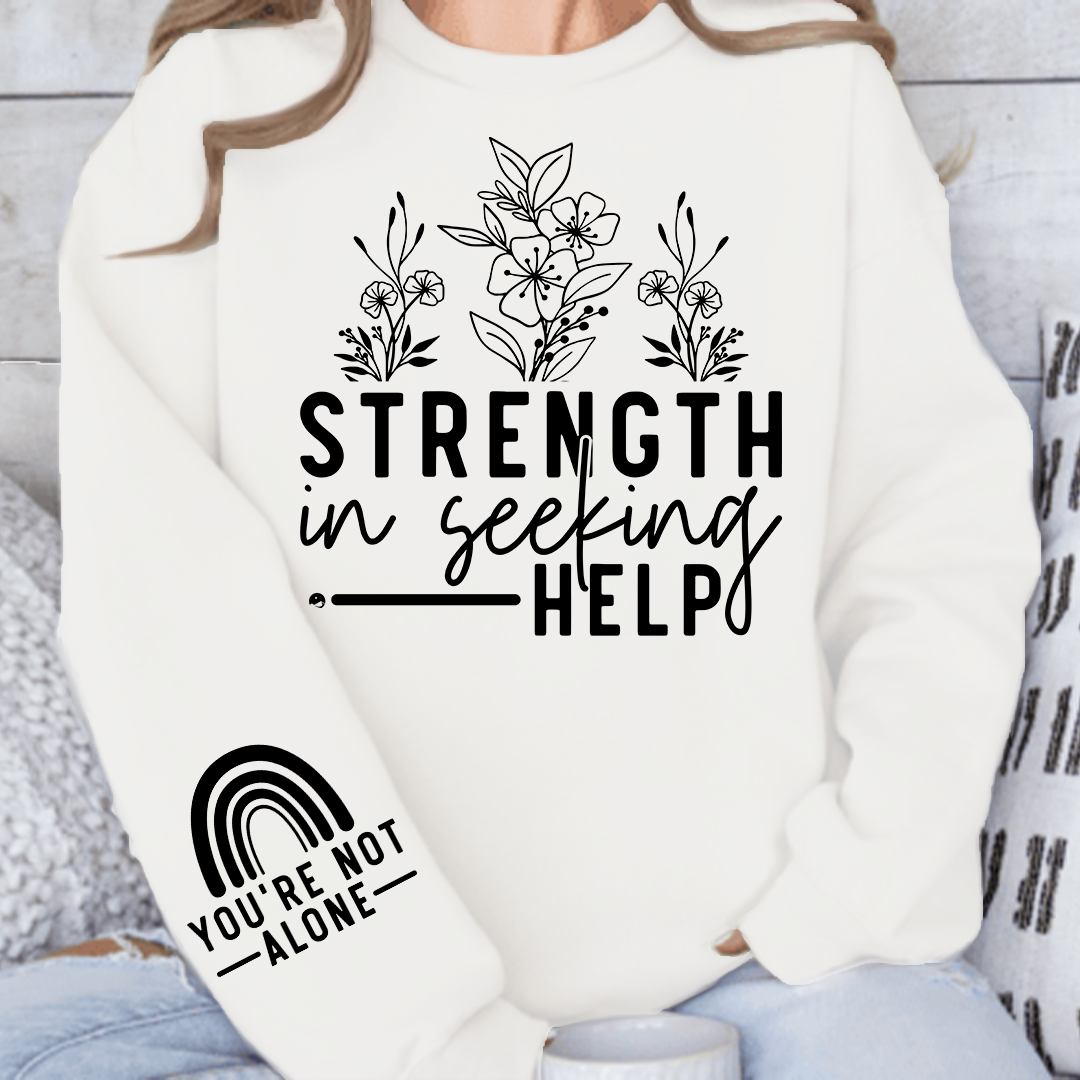 Bluza Oversized Strength In Seeking Help