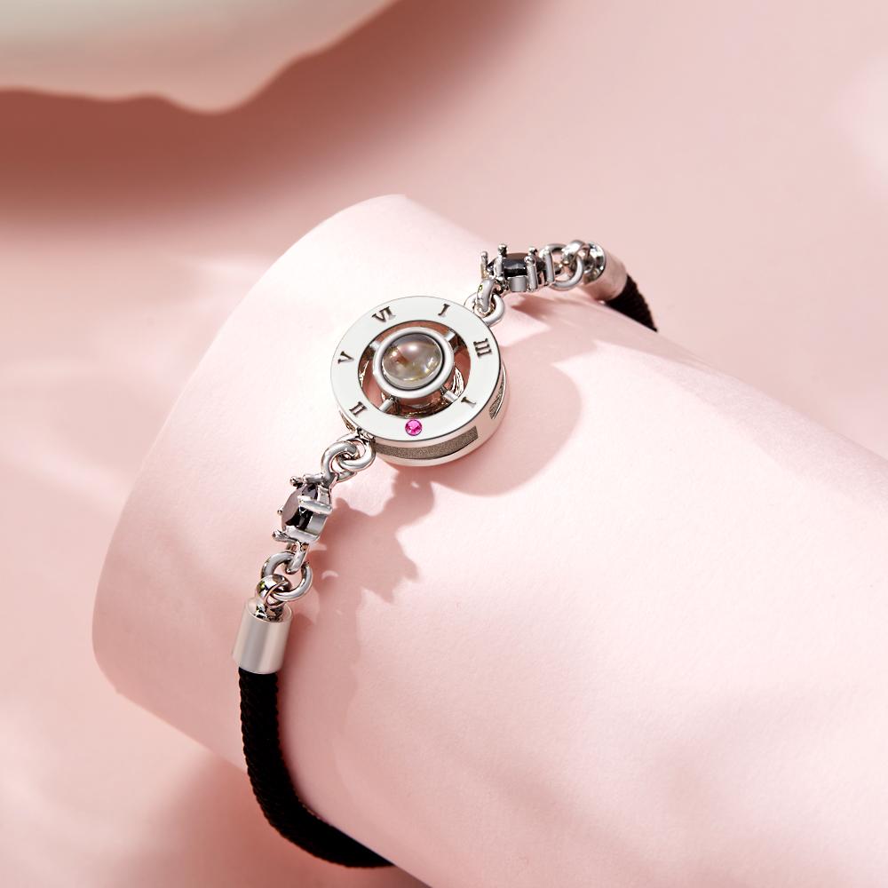 Custom Projection Photo Bracelet Copper