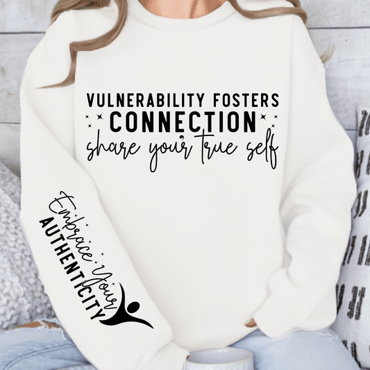 Bluza Polarowa Damska Vulnerability Fosters Connection Share Your True Self