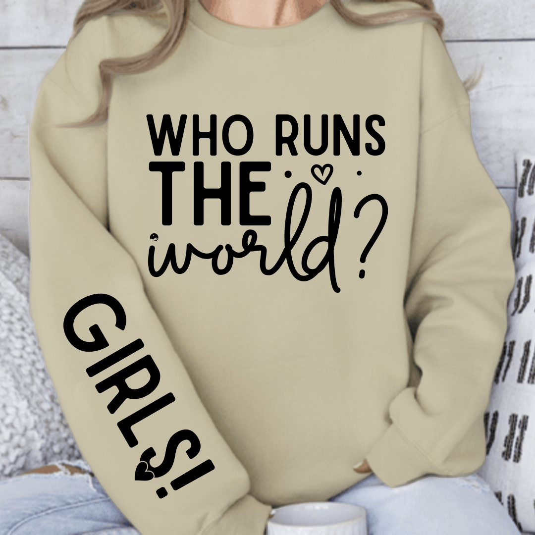 Bluza Unisex Who Runs The World