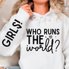 Bluza z kapturem Who Runs The World