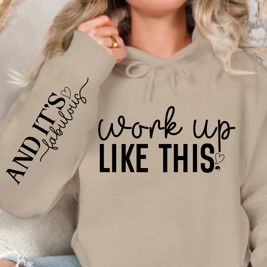 Bluza z kapturem Work Up Like This