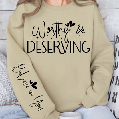 Bluza Unisex Worthy & Deserving