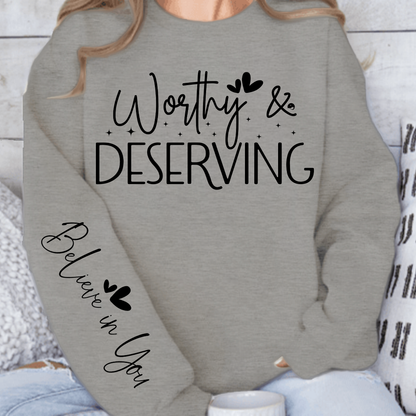 Bluza Unisex Worthy & Deserving