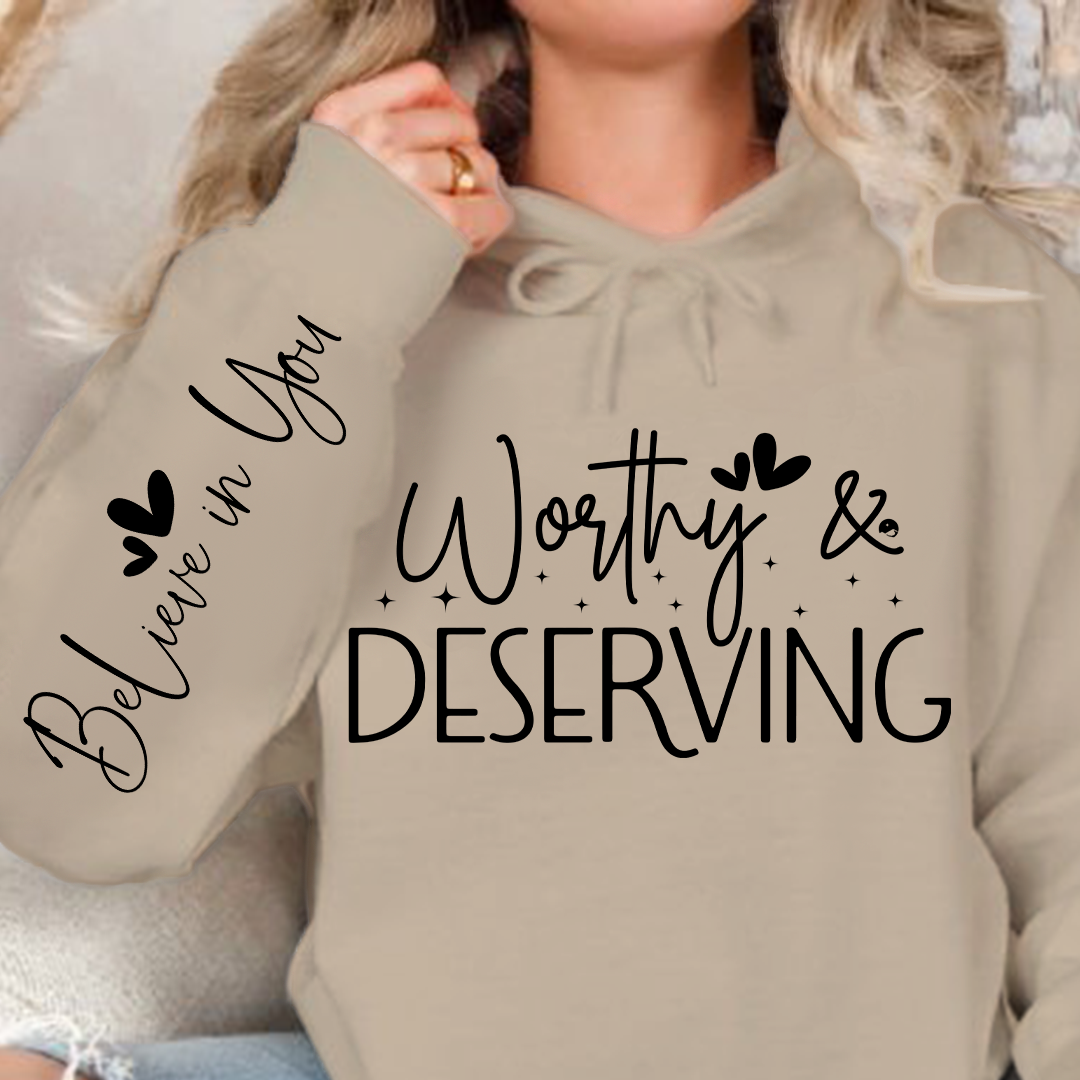Bluza z kapturem Worthy & Deserving
