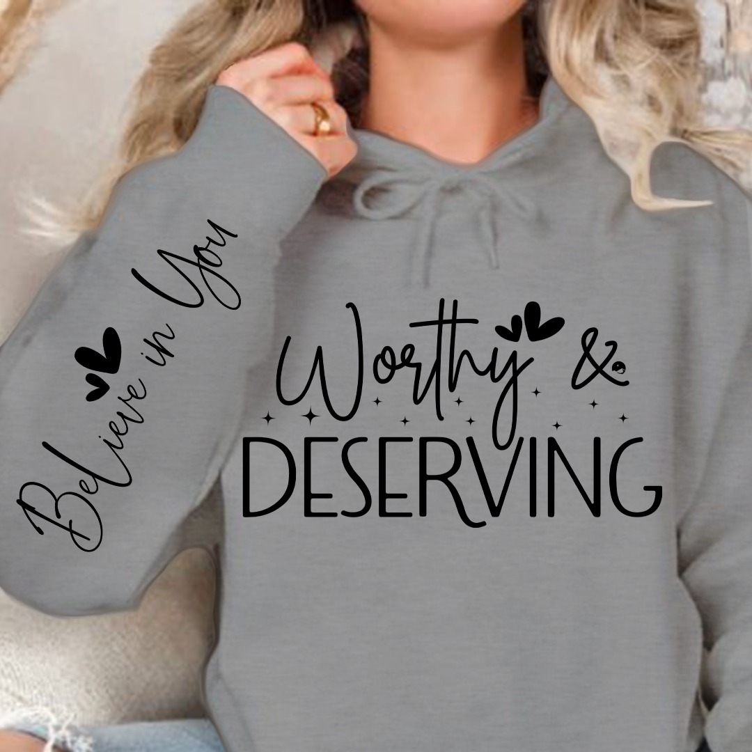 Bluza z kapturem Worthy & Deserving