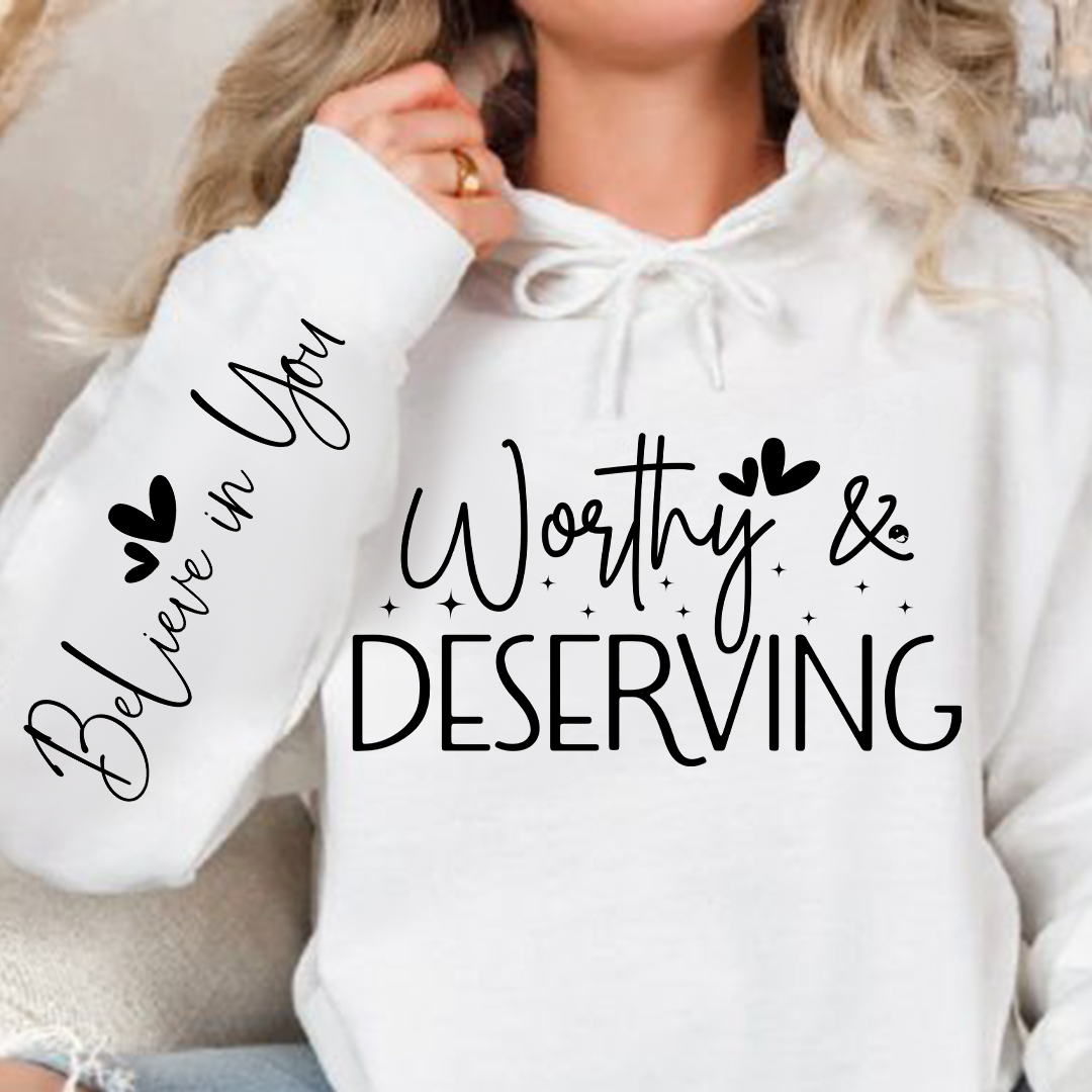 Bluza z kapturem Worthy & Deserving