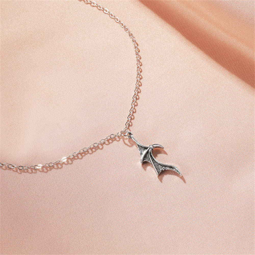 Personalized Couple Necklace Matching Devil Wing Necklaces for Couples Valentine's Gift for Lover