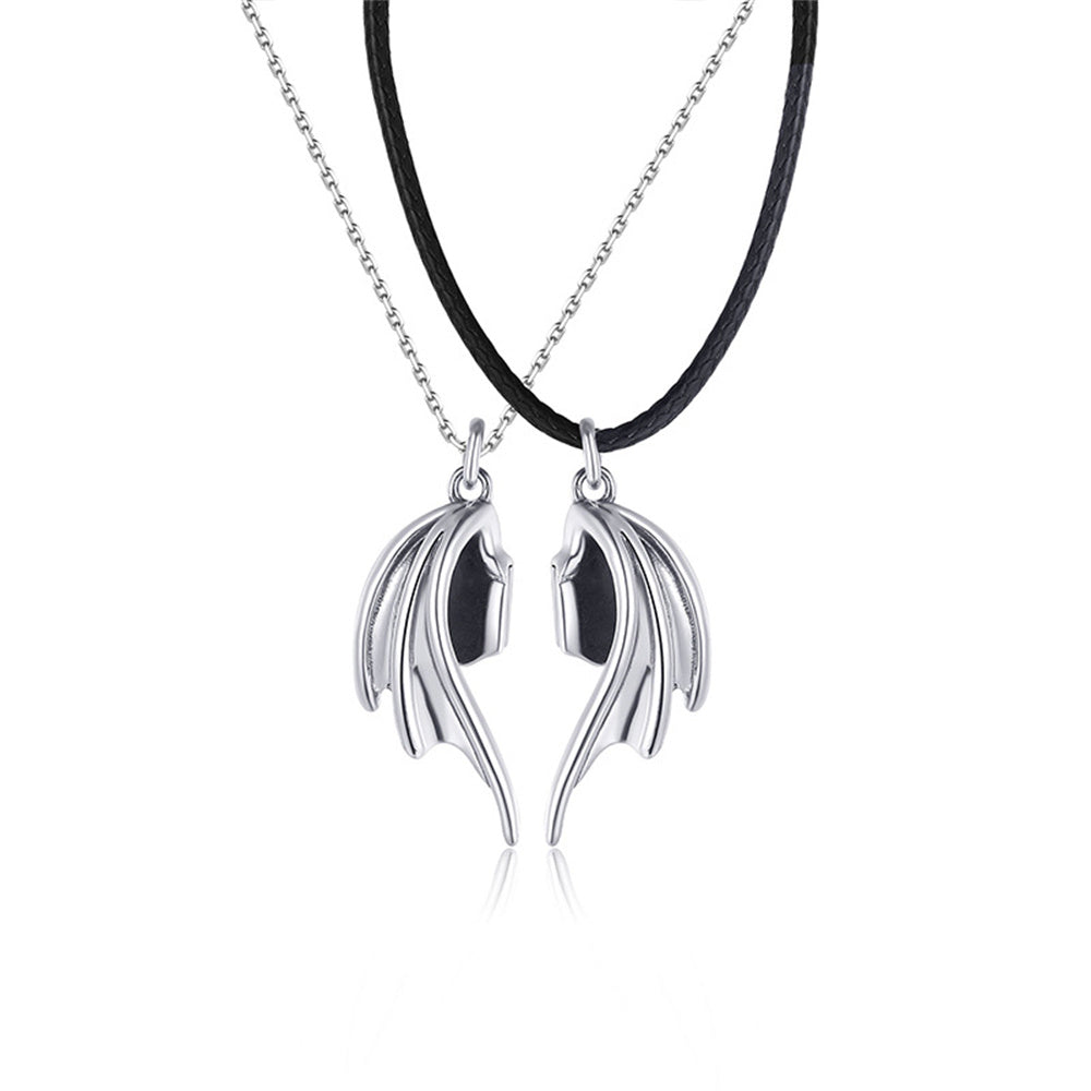 Couple Necklace Magnetic Matching Necklaces for Couples Valentine's Gift for Lover