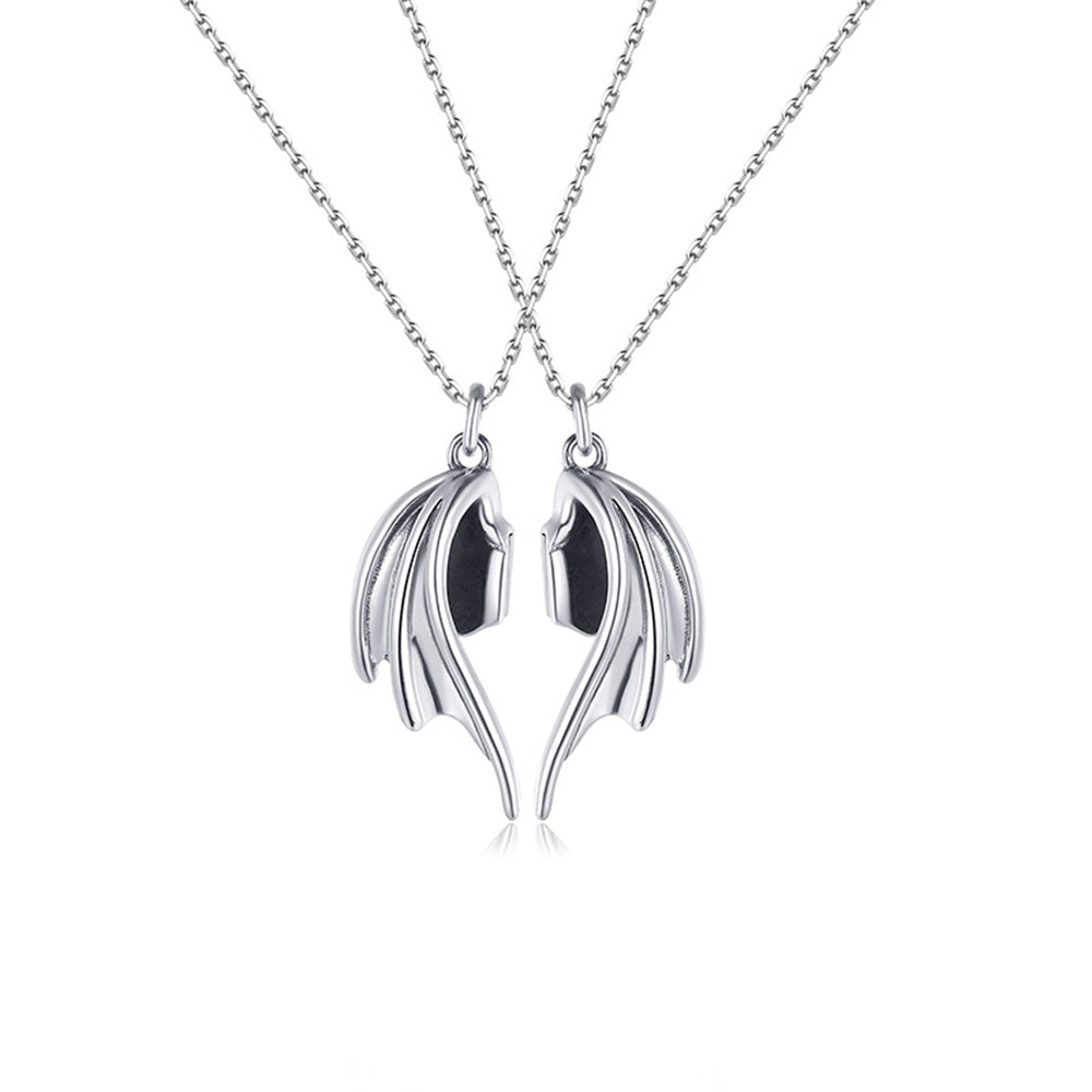 Couple Necklace Magnetic Matching Necklaces for Couples Valentine's Gift for Lover