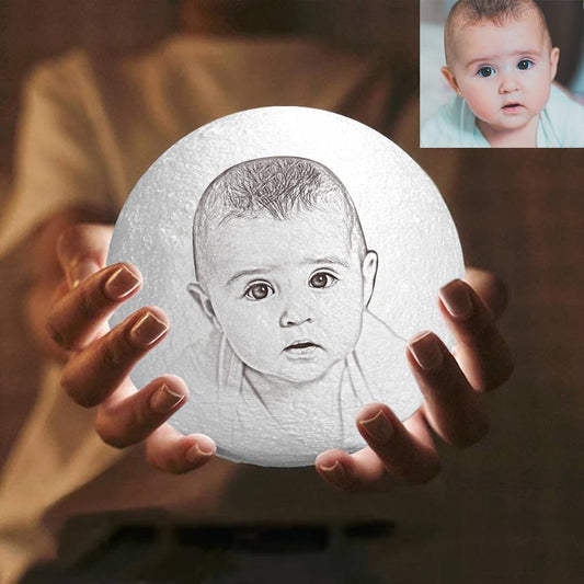 Lampa 3D z personalizowanym zdjęciem na Dzień Babci i Dziadka