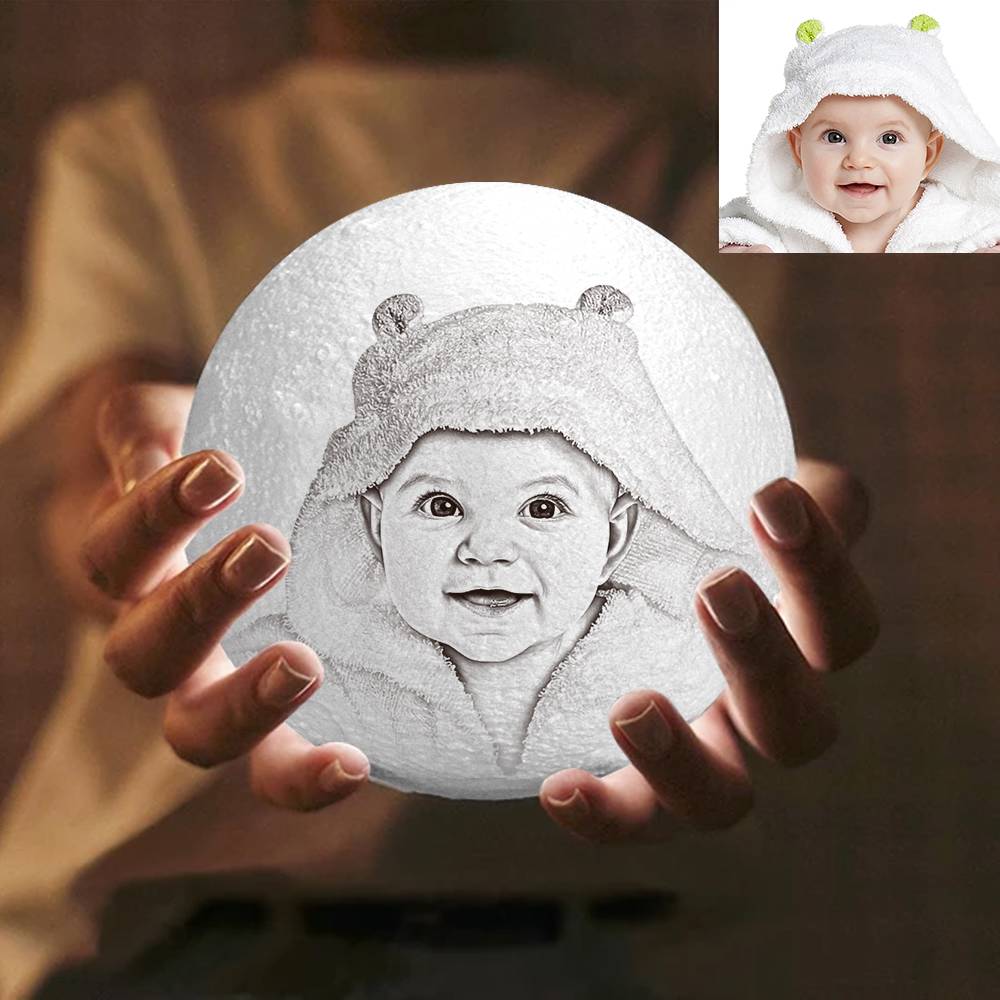 Lampa 3D z personalizowanym zdjęciem na Dzień Babci i Dziadka, prezent dla dziadków