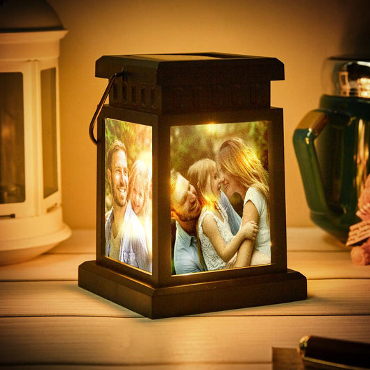 Lampa z personalizowanym zdjęciem na Dzień Babci i Dziadka, prezent dla dziadków