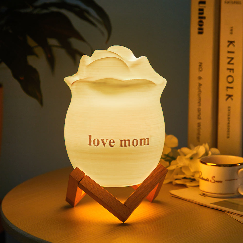 Personalizowana lampa nocna z imieniem, prezent na rocznicę, 7 kolorów