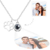 Custom Photo Projection Necklace Claw Photo Pendant Necklace Gift for Women