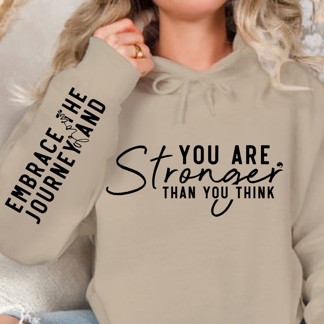 Bluza z kapturem You are stronger than you think